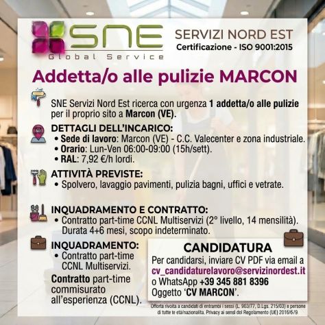 pulizie marcon