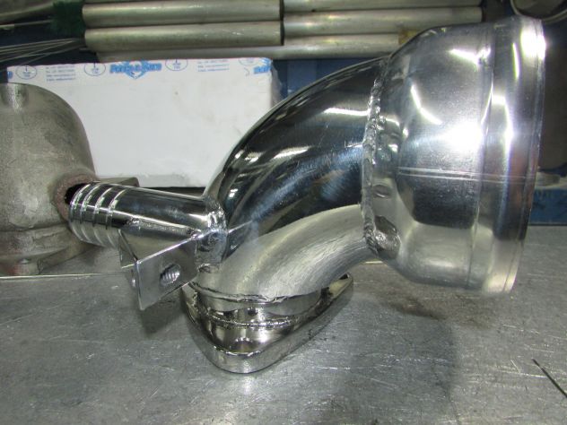 GOMITO/RISER in ACCIAIO INOX AISI 316L COMPATIBILE CON MOTORE: YANMAR - Foto 3