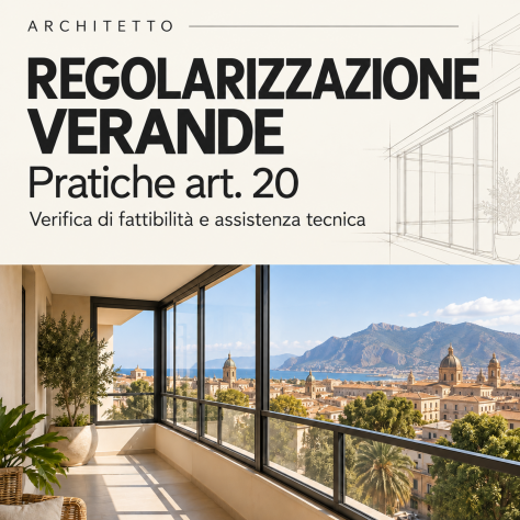 Architetto – Verande e pratiche art. 20 a Palermo e provincia