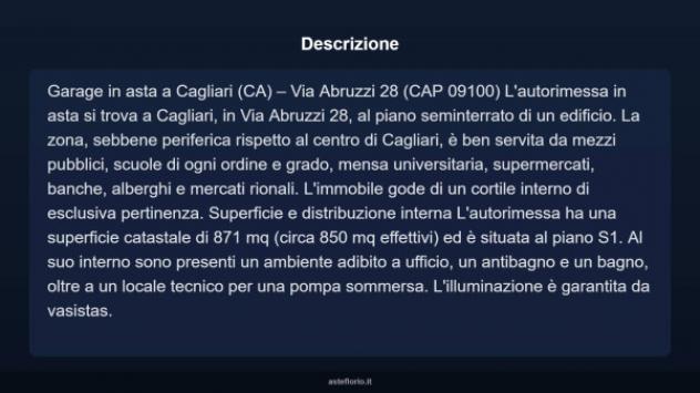 Immobile in asta di 871 m² in vendita a Cagliari - Foto 4