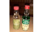 2 Bottiglie Mignon alcolici Liquori Sambuca Sarti Genepy Des Alpes E.Baudino