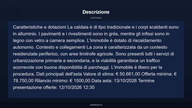 Immobile in asta di 154 m² con più di 5 locali in vendita a Montefelcino - Foto 17