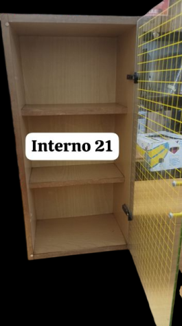 PENSILE CON ANTA IN VETRO