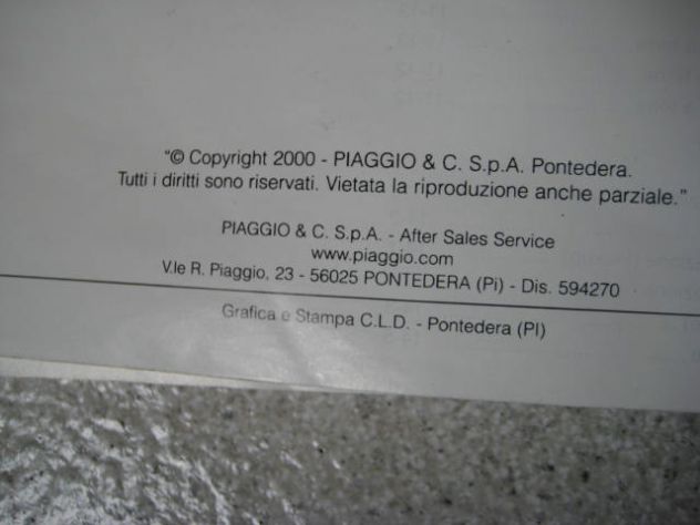 LIBRETTO USO E MANUTENZIONE PIAGGIO PORTER - Foto 7