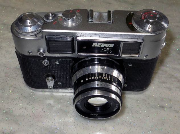 FOTOCAMERA Sovietica FED / REVUE 4, vintage, periodo 1964-1976 - Foto 4