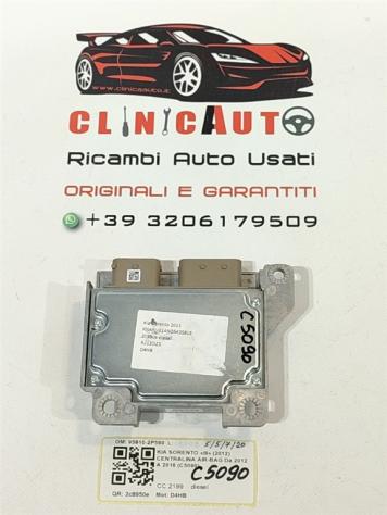 CENTRALINA AIRBAG KIA Sorento 3° Serie 95910-2P580 D4HB (09) - Foto 3