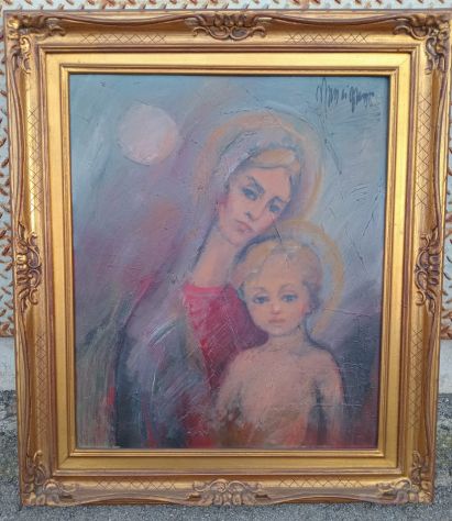 DIPINTO OLIO SU TELA DI ANTIQUARIATO ITALIANO FIRMATO - Foto 5