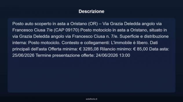 Immobile in asta di 15 m² in vendita a Oristano - Foto 2