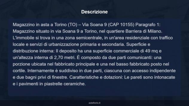 Immobile in asta di 49 m² in vendita a Torino - Foto 8