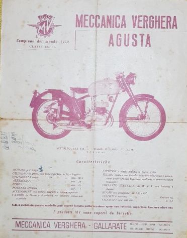 Moto d'epoca Meccanica Verghera Agusta - Foto 2