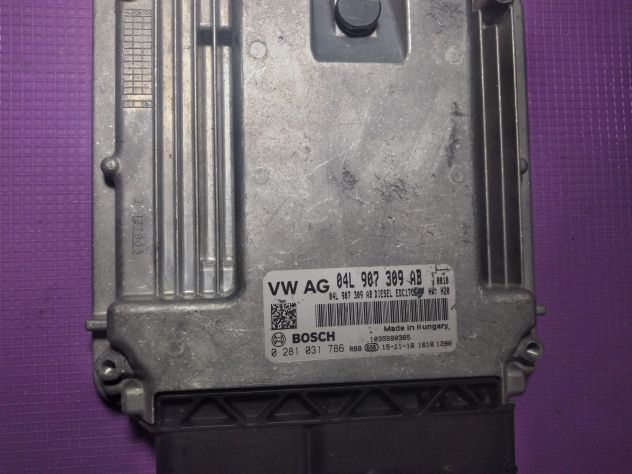 ECU AUDI Q3 2.0 BOSCH 0281031786 04L907309AB 2014/11-2018/12 Centralina Audi 04 - Foto 8