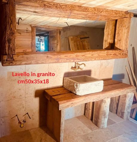 Lavello-lavandino-pilozza-in-pietra granito - Foto 3