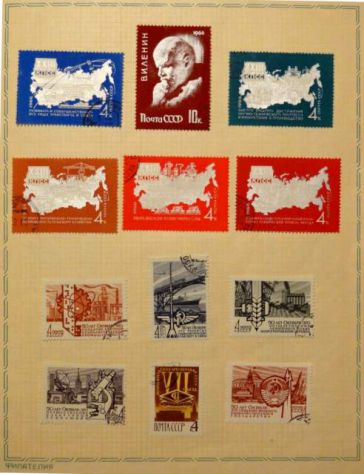 Folder francobolli CCCP 1968 RUSSIA - Foto 2