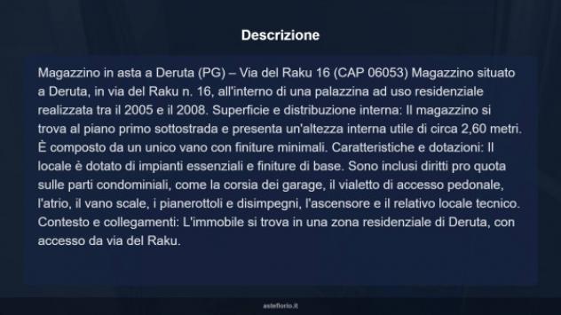 Immobile in asta di 4 m² in vendita a Deruta - Foto 6