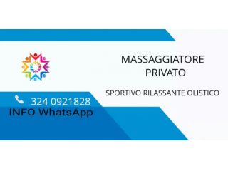 Massaggi - benessere Silea - MASSAGGIATORE PRIVATO Tel:3240921828
