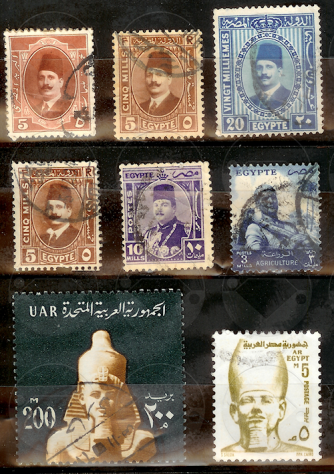 EGITTO 1888-1973 francobolli usati - Foto 2