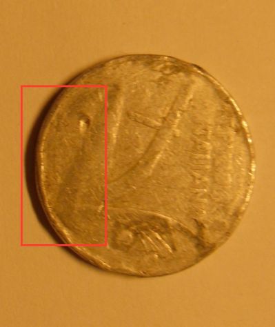 MONETA DA 10 LIRE DEL 1951 ? MANCA DATA E FIRMA GIRATA DI 270 ° CIRCA - - Foto 3