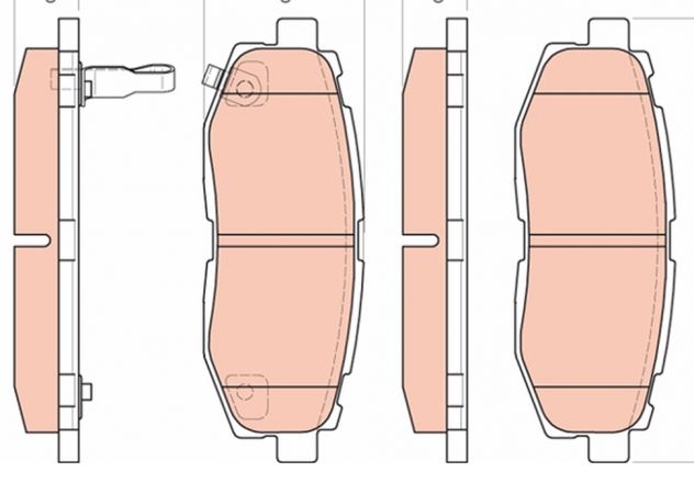 DISCHI PASTIGLIE FRENO PER SUBARU FORESTER 2.0D 2.0I Ate Nipparts - Foto 3