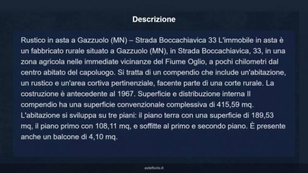 Immobile in asta di 415 m² in vendita a Gazzuolo - Foto 11