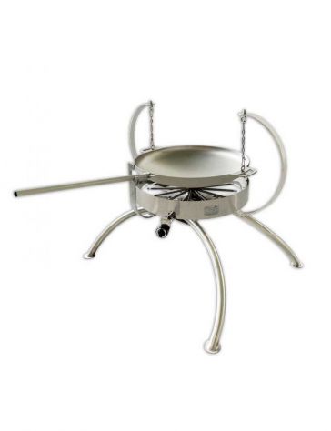 Pentola Basculante Spadellatore Professionale Inox Bruciatore 14 kW Inox - Foto 4