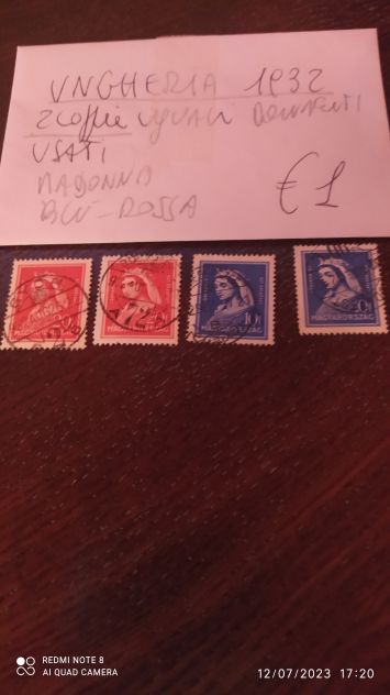 Francobolli dell'Ungheria usati - Foto 9