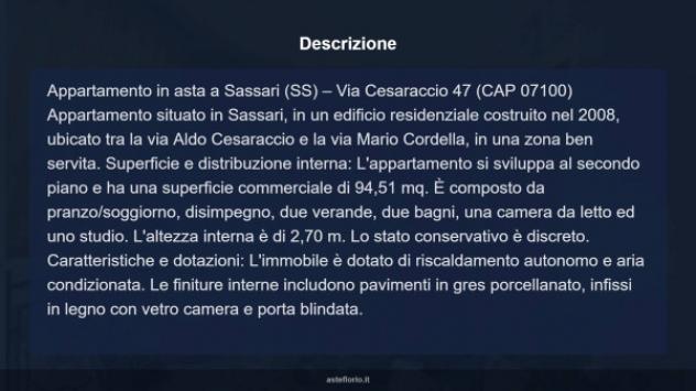 Immobile in asta di 94 m² in vendita a Sassari - Foto 16