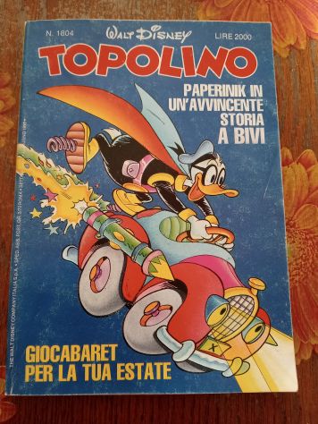 lotto di 8 fumetti Topolino degli anni novanta - Foto 2