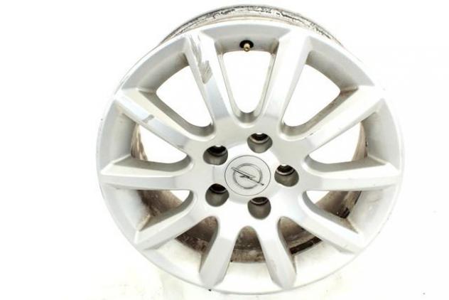 13116623 CERCHIO IN LEGA DA 16 POLLICI 5 FORI 6.5JX16 ET 37 OPEL ZAFIRA B 1.9 D 88KW 6M 5P (2007) RICAMBIO USATO LEGGERMENTE GRAFFIATO, INTERASSE 5X11