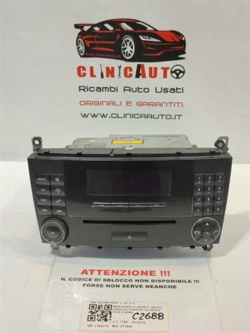 AUTORADIO MERCEDES Classe C Berlina W203 A2038273842 271946 (0004)