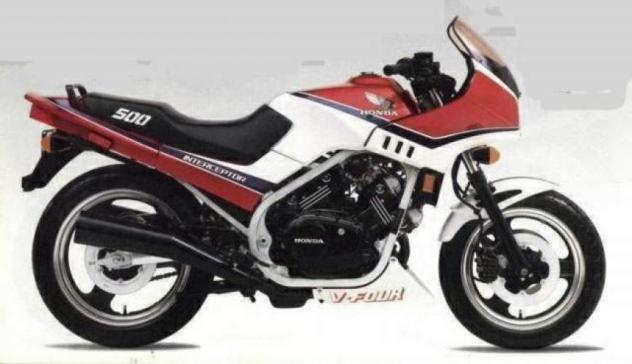 HONDA VF F 500 FARO FANALE LUCE TARGA POSTERIORE 1986 WF-2100740 - Foto 8