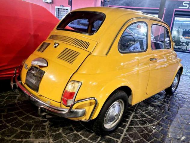 FIAT 500 VERNICE ORIGINALE CAPPOTTA NERA OTTIME CONDIZIONI! rif. 21736623 - Foto 7