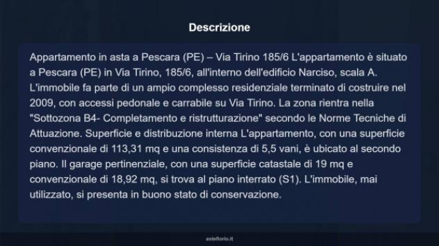Immobile in asta di 113 m², box auto in vendita a Pescara - Foto 12