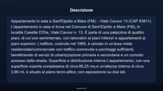 Immobile in asta di 66 m² in vendita a Sant'Elpidio a Mare - Foto 10