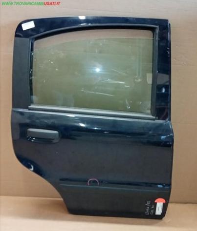 PORTA POST.D. BLU MET. FIAT PANDA ammacc.centrale  Carrozzeria  Lamierati esterni  Porte  Porta post. dx. FIAT - PANDA - 01-09-2003 - 01-12-2011, FIAT