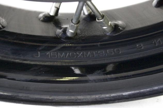 HONDA VT 750 C2B SHADOW 42650MFEA40 CERCHIO A RAGGI POSTERIORE 15X3.50 07 - 16 REAR WHEEL - Foto 4