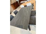 NUOVO TAVOLO 160x90 ALL.240 PIANO IN PIETRA SINTERIZZATA, BASAMENTO IN METALLO
