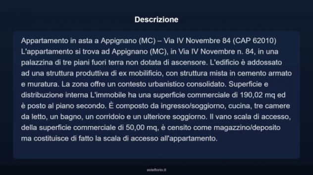 Immobile in asta di 190 m² in vendita a Appignano - Foto 5