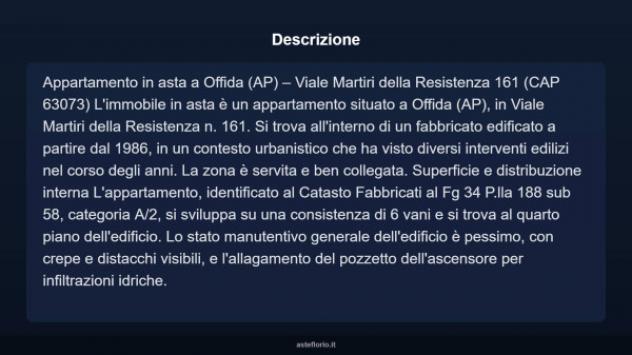 Immobile in asta di 66 m², box auto in vendita a Offida - Foto 4