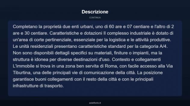 Immobile in asta di 205 m² in vendita a Roma - Foto 6
