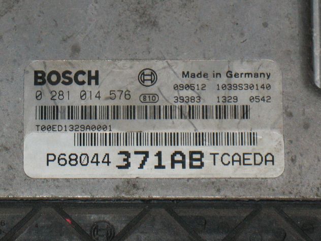 0281014576 ECU JEEP PATRIOT DODGE JOURNEY 2.0 EDC16U31-4.72 P68044371AB - Foto 2