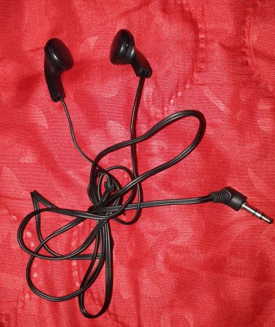 auricolari originali neri per smartphone Huawei Ascend Y-530.