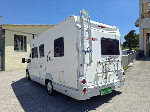CAMPER CI DUCATO SEMINTEGRALE SEMIDINETTE LETTO FRANCESE CLIMATIZZATORE FOTOVOLTAICO CAMPEGGIO USATI 1471 - Foto 4
