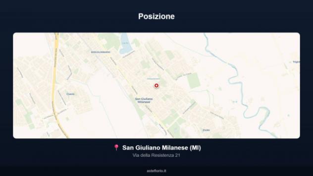 Immobile in asta di 139 m², box auto in vendita a San Giuliano Milanese - Foto 12