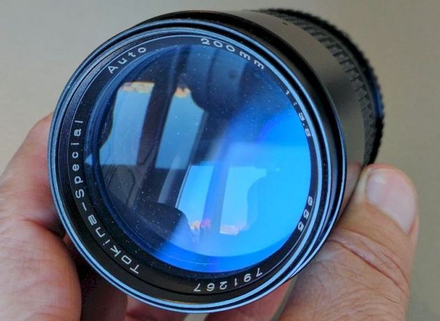 TELEOBIETTIVO MF 200mm compatto per NIKON F, AI, mirrorless (Tokina S F/3,8) - Foto 4