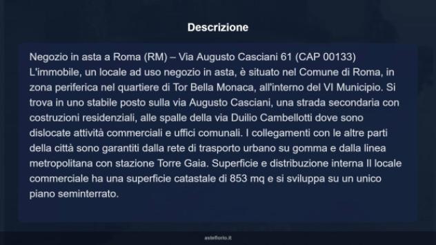 Immobile in asta di 853 m² in vendita a Roma - Foto 4