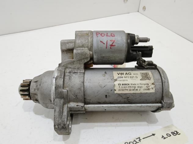 MOTORINO D' AVVIAMENTO VOLKSWAGEN Polo 6° Serie 02M911021G Benzina 1.0 (17) - Foto 3