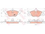 Trw Pattini Freno Opel Astra G T.T Con Abs (98-) 2.0 Gdb1351