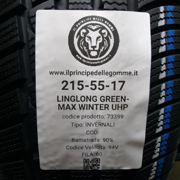 4 GOMME 215 55 17 LINGLONG A73399 - Foto 2