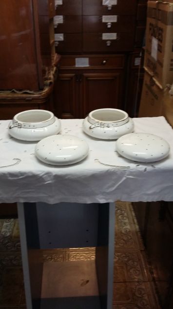 Coppia di porta bijuox - ceramica Vintage - Foto 2