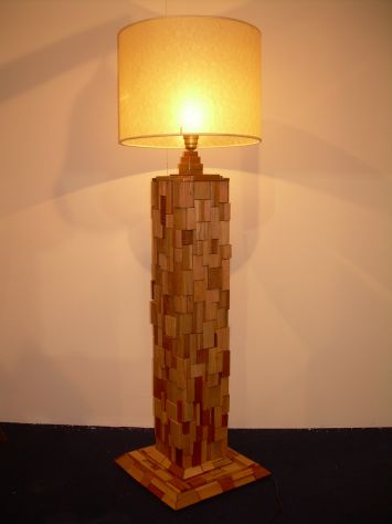 lampada piantana artigianale